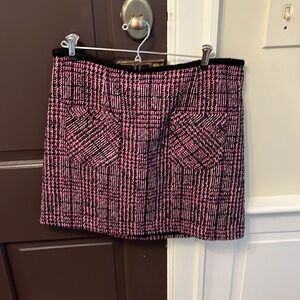 Nanette Lepore tweed mini skirt. Size 10.